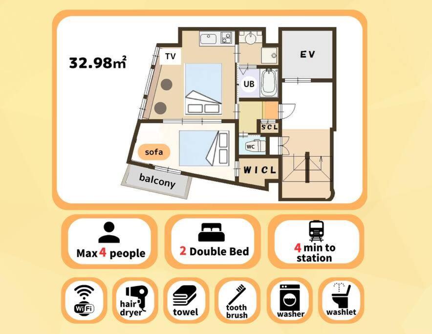 501,Open Sale,Residential Hotel Alex Oszaka Kültér fotó